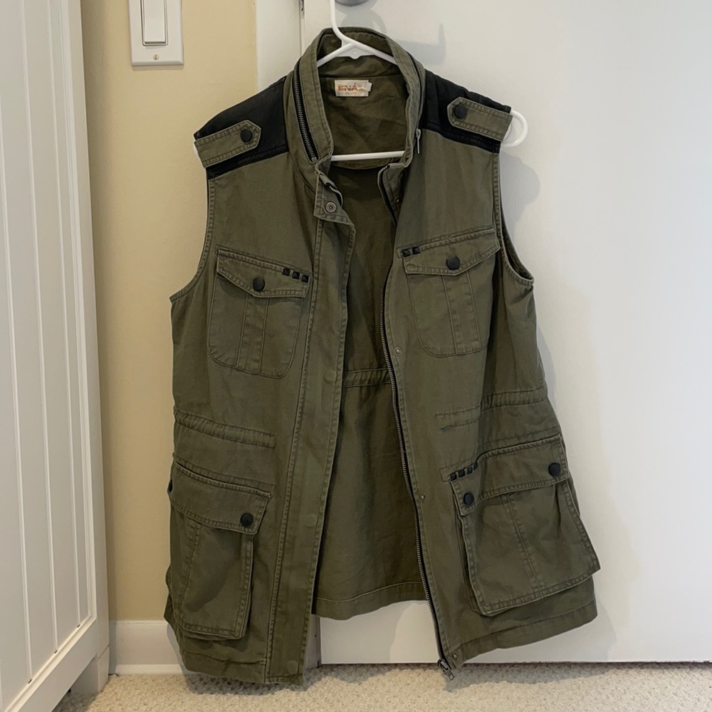 Army Style Vest - worn less than 5 times!